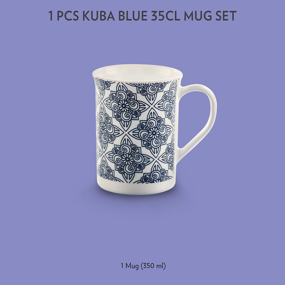 My Borosil Opalware Coffee Mugs & Travel Mugs 1 x 350 ml Kuba Blue Mug