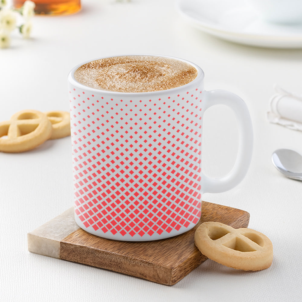 Larah by Borosil Ruby Pixel Mug, 320ml