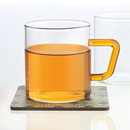 My Borosil Coffee Mugs & Travel Mugs 190 ml x 6 Yellow Vision Classic Mug Set