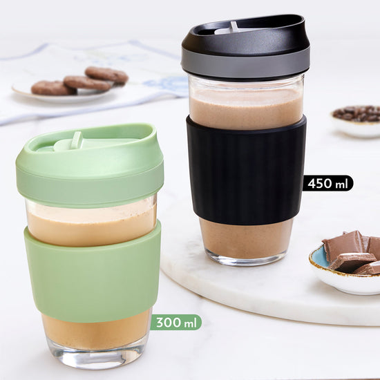 borosil glass travel mug