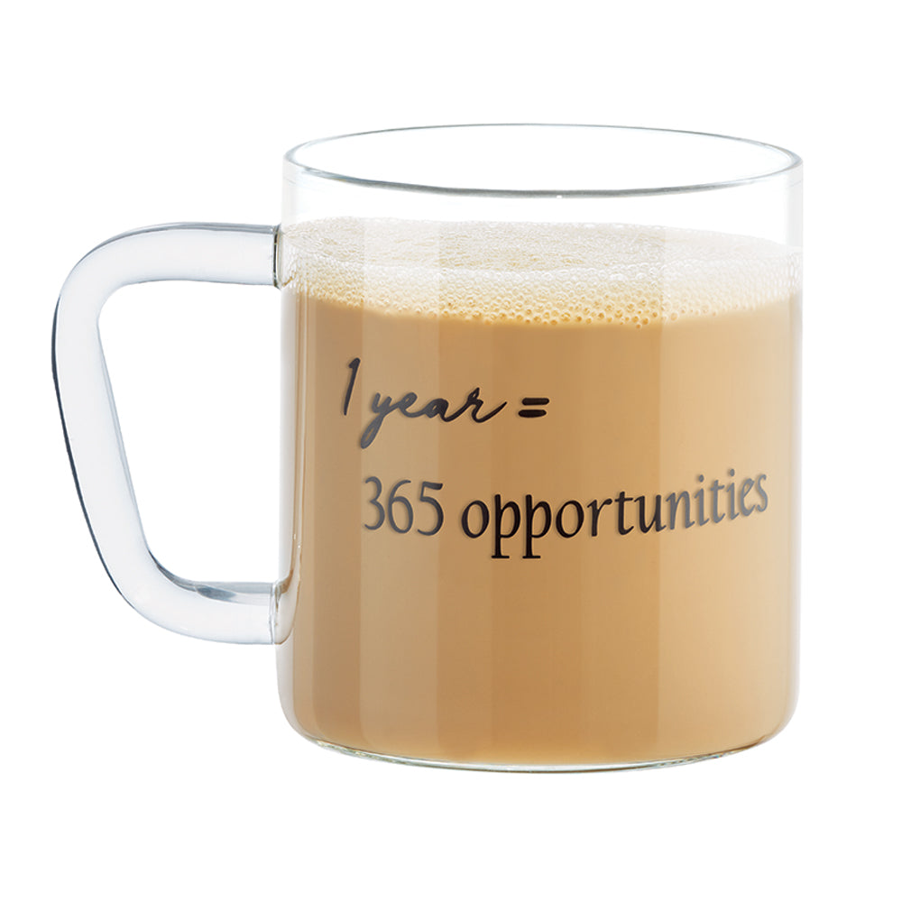 My Borosil Coffee Mugs & Travel Mugs 305 ml Inspirational Classic Mug - 1 Year