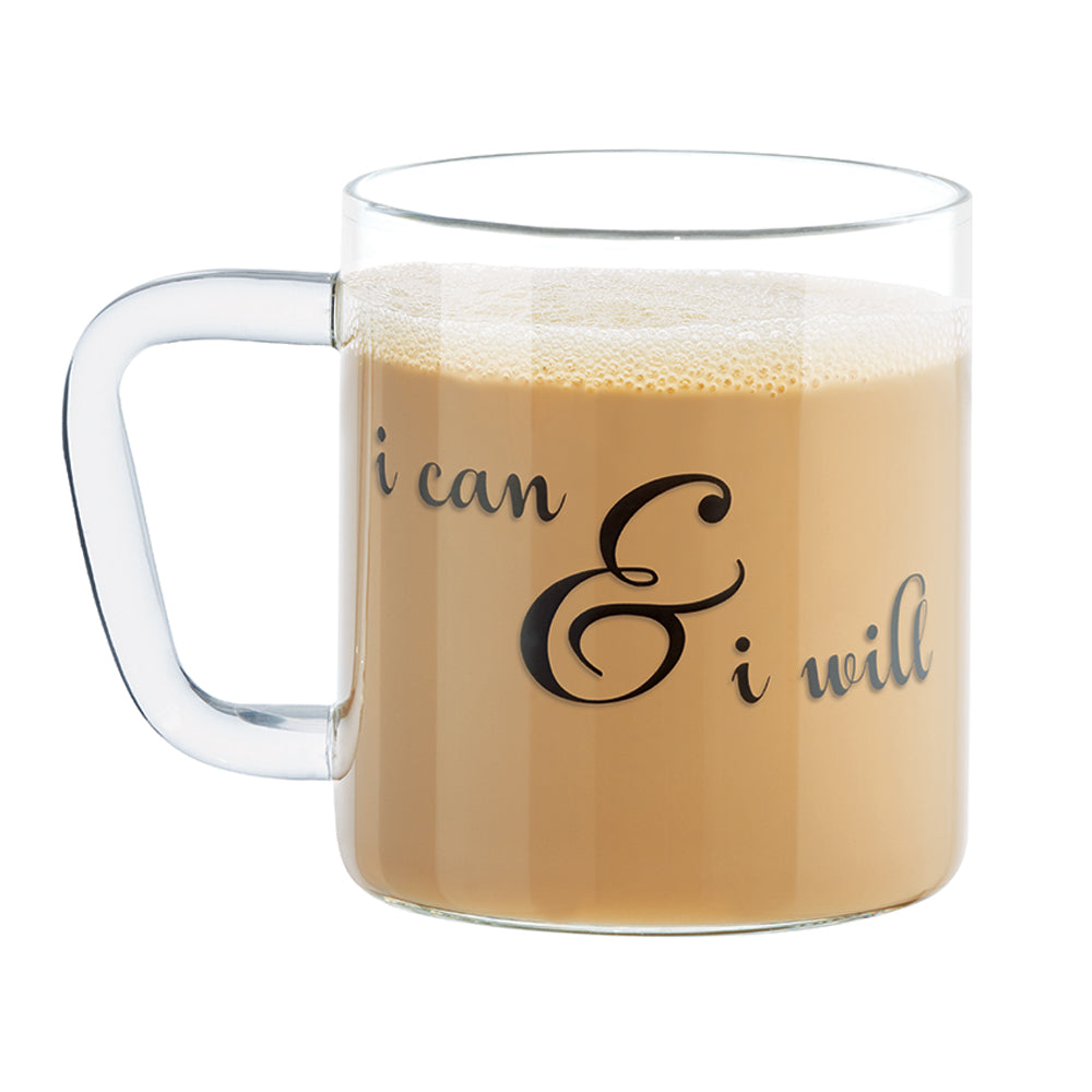 My Borosil Coffee Mugs & Travel Mugs 305 ml Inspirational Classic Mug - I Will