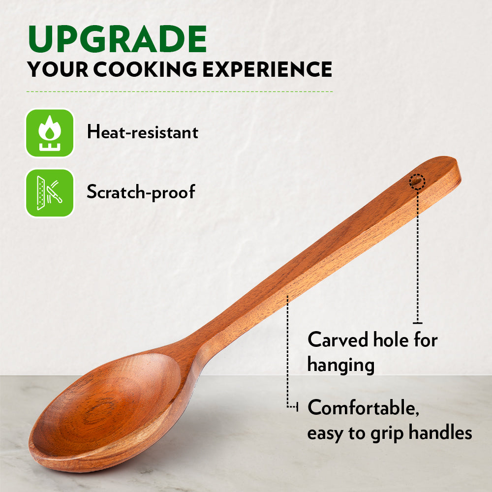 My Borosil Cookware Accessories 3 pc Set Wooden Spoons Set of 3