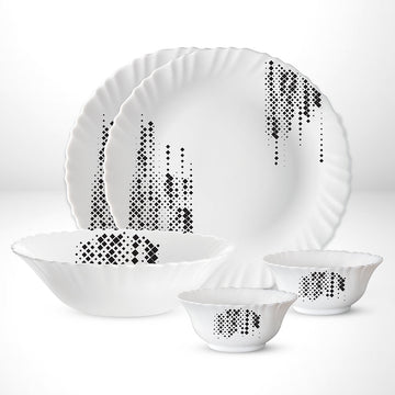 Larah by Borosil Slate Dinner Set