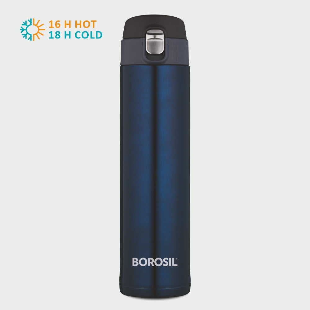 My Borosil Stainless Steel Bottles 500 ml Nova Blue