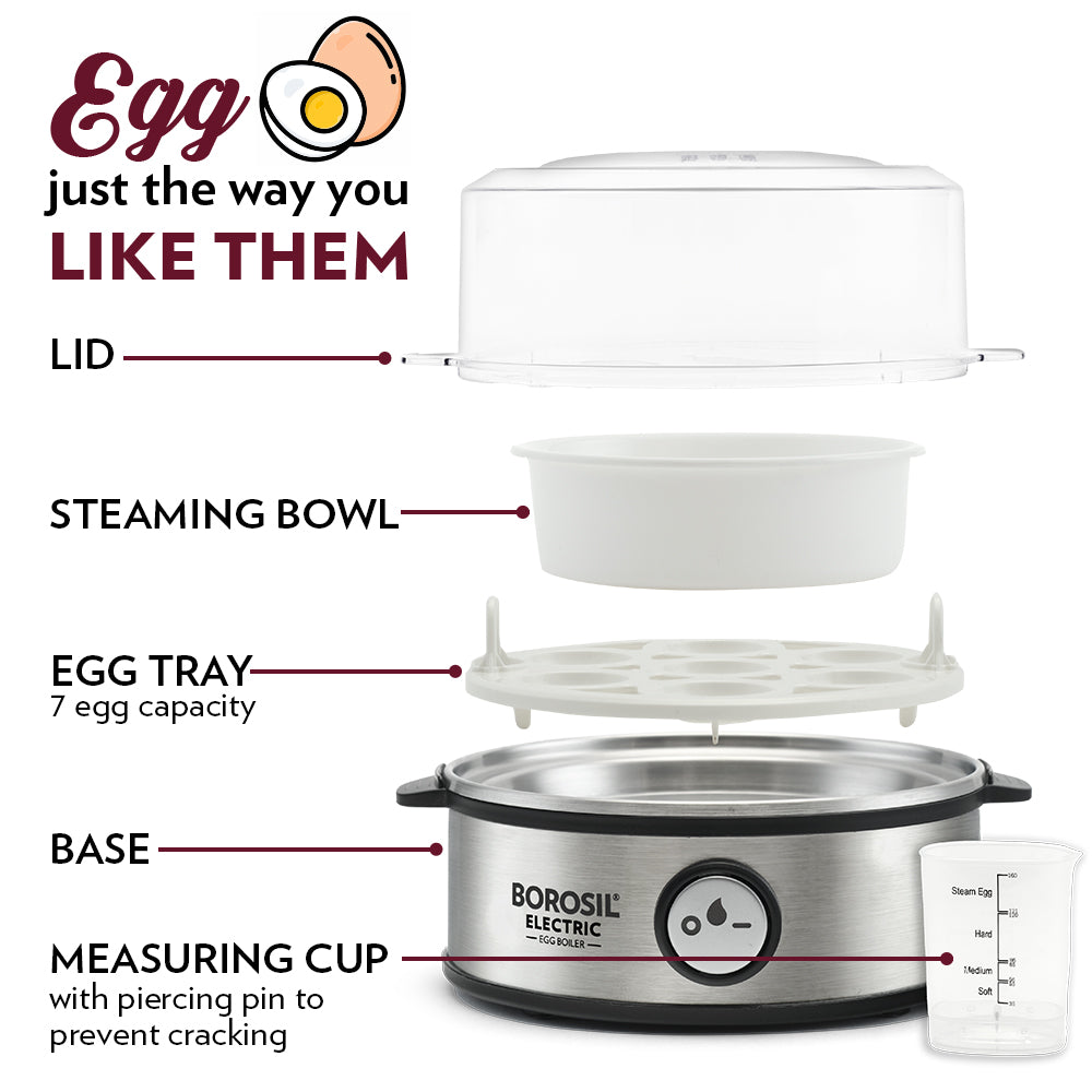 My Borosil Egg Cookers Electric Egg Boiler