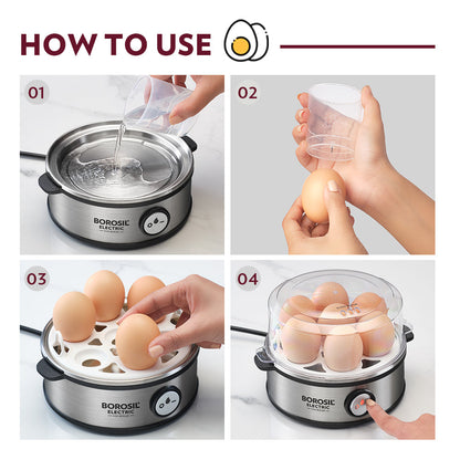 My Borosil Egg Cookers Electric Egg Boiler