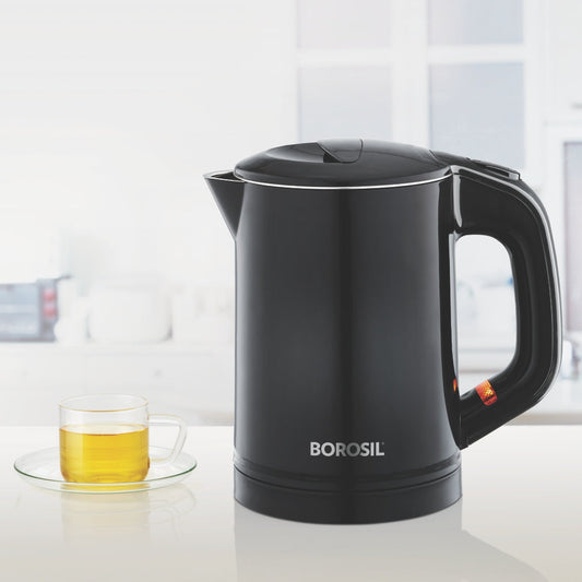 My Borosil Electric Kettles Eva SS Cooltouch Kettle, 600 ml