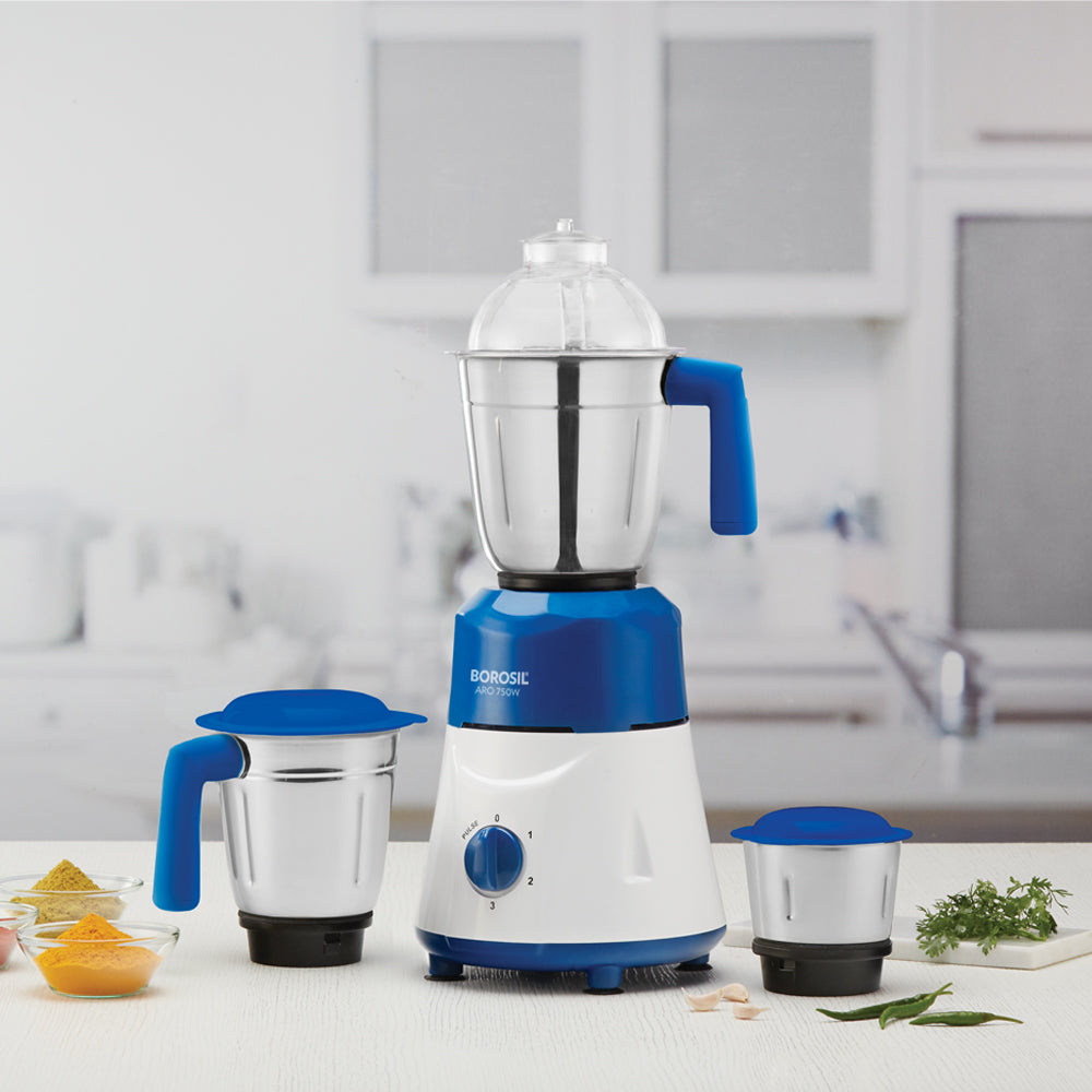 My Borosil Mixer Grinders Aro Mixer Grinder, Blue