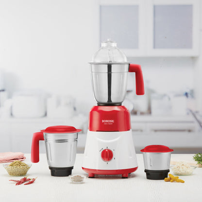 My Borosil Mixer Grinders Aro Mixer Grinder, Red