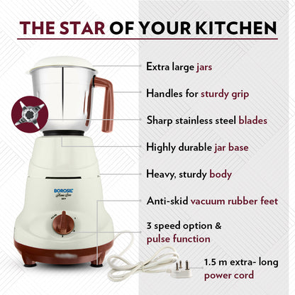 My Borosil Mixer Grinders HomeStar Mixer Grinder