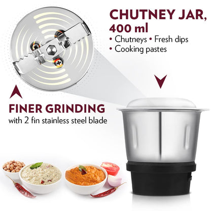 My Borosil Mixer Grinders Star Mixer Grinder - Blue