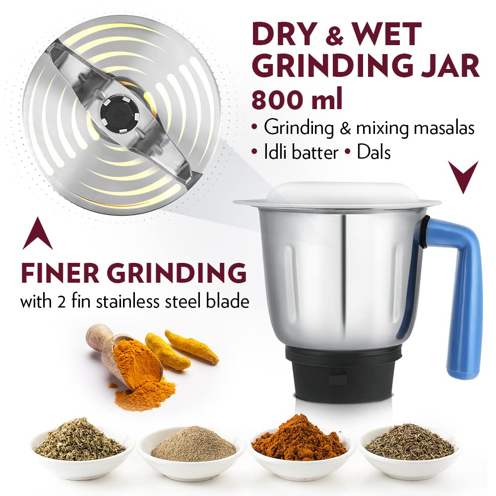 My Borosil Mixer Grinders Star Mixer Grinder - Blue