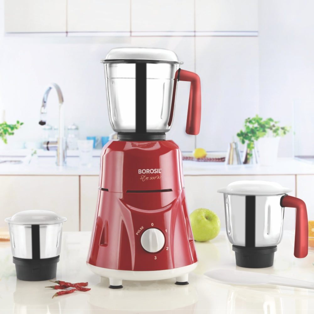 My Borosil Mixer Grinders Star Mixer Grinder - Maroon