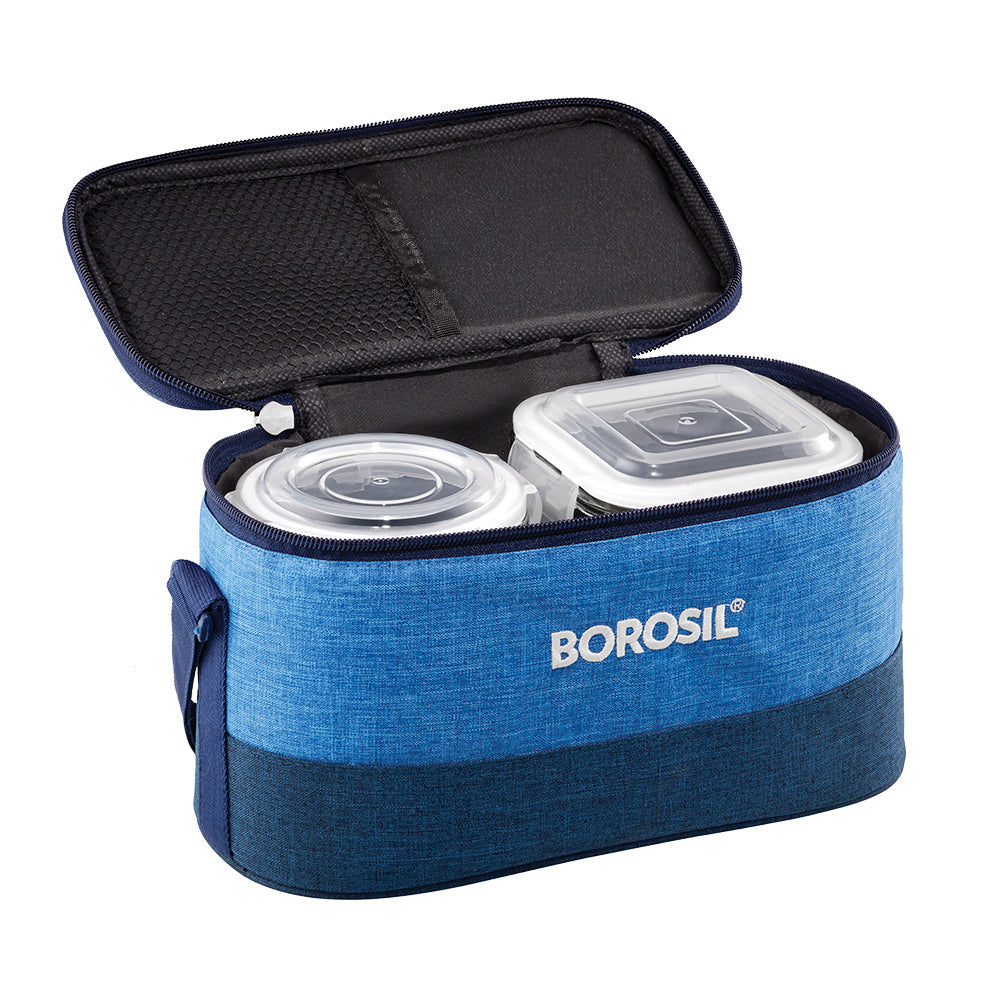 My Borosil Glass Lunchboxes 320 ml x 2 (+) 240 ml x 2 Prime Universal Glass Lunchbox