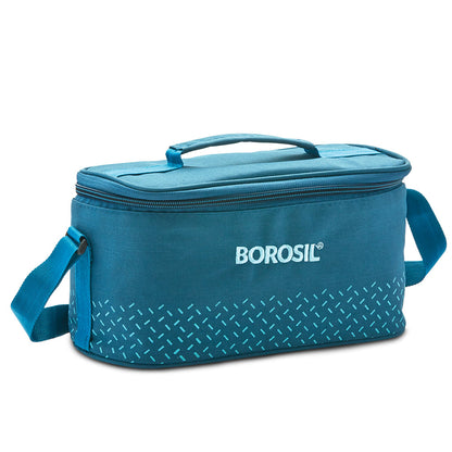 My Borosil Glass Lunchboxes 320 ml x 2 (+) 240 ml x 2 Teal Universal Glass Lunchbox