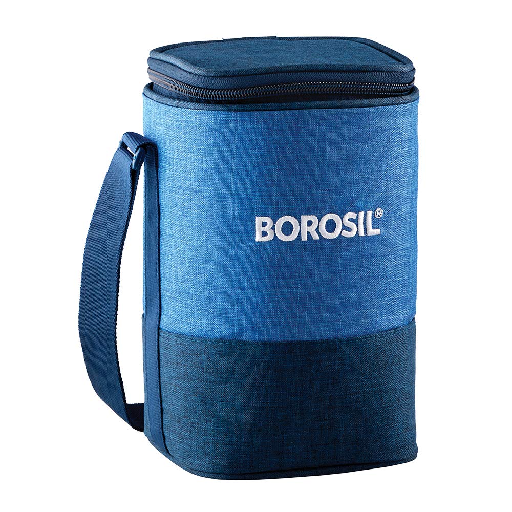 My Borosil Glass Lunchboxes 320 ml x 3 Prime Glass Lunchbox, Square x 3