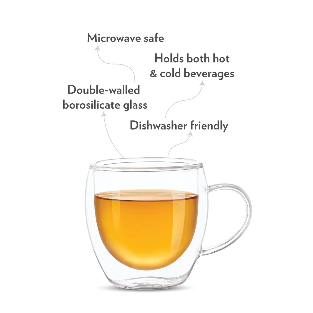 Buy Java Glass Mug, Set of 2- 300 ml x 2 at Best Price Online in India ...