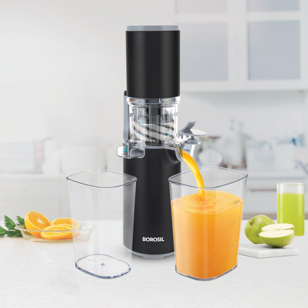 My Borosil Juicers Easy Juice Cold Press Slow Juicer