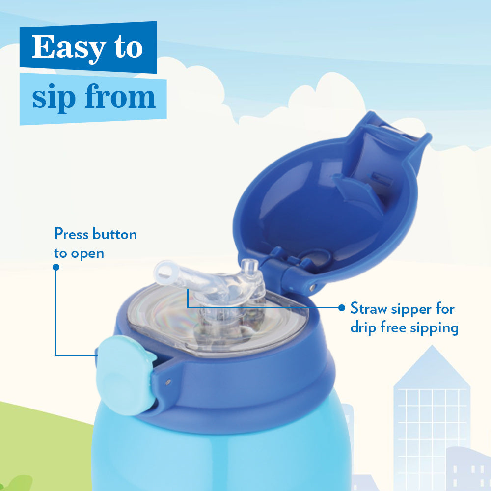 Buy Stainless Steel Superhero Kids Sipper Bottle Flask Water Bottle 500 ML