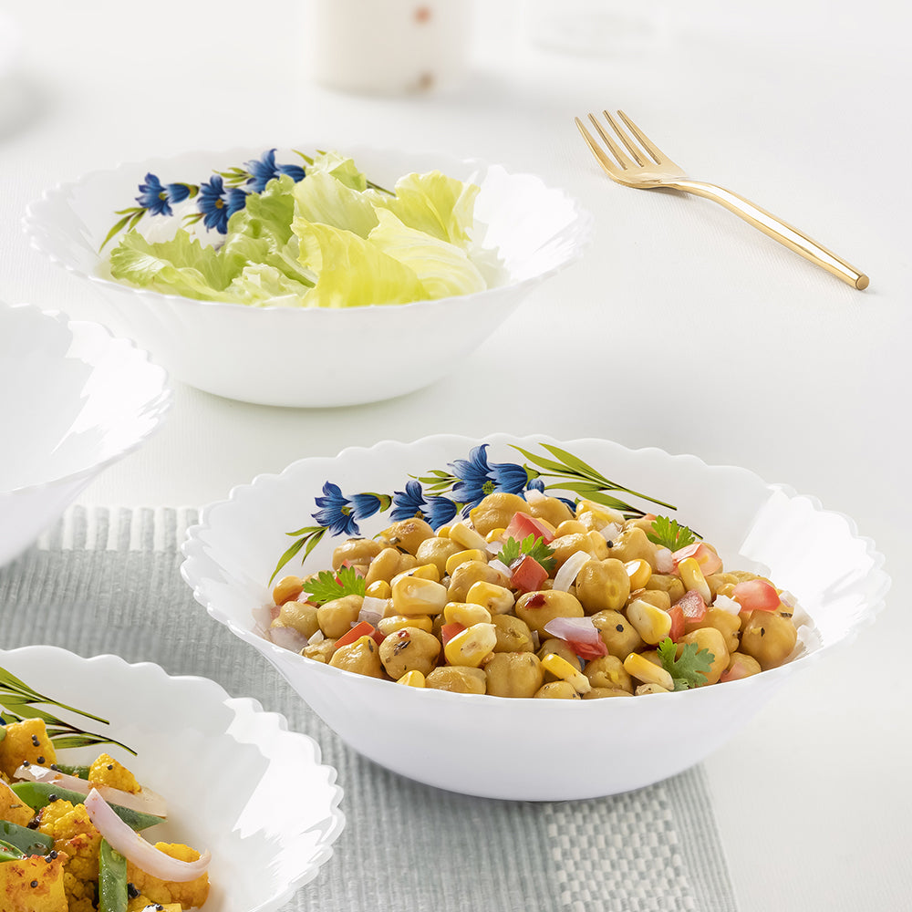 My Borosil Mixing & Serving Bowls 4 pc Set Nina Festive Glory Set