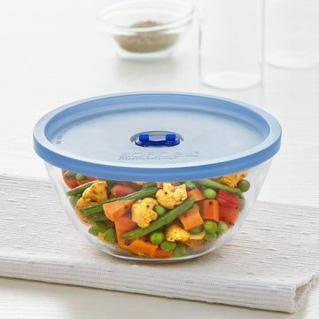 High Borosilicate Bowl Set Lunch Box Clear Glass Salad Bowls with Lids -  China Food Box and Lunch Box price