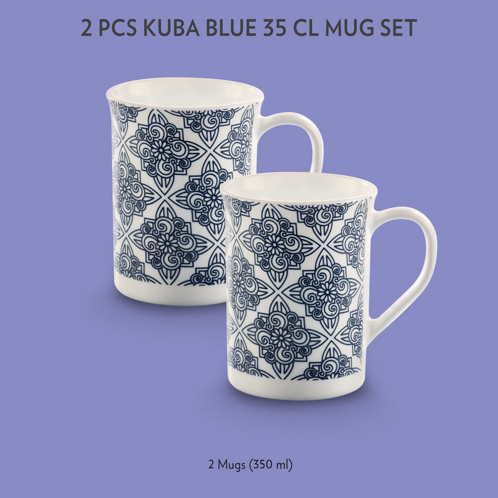 My Borosil Opalware Coffee Mugs & Travel Mugs 1 x 350 ml Kuba Blue Mug