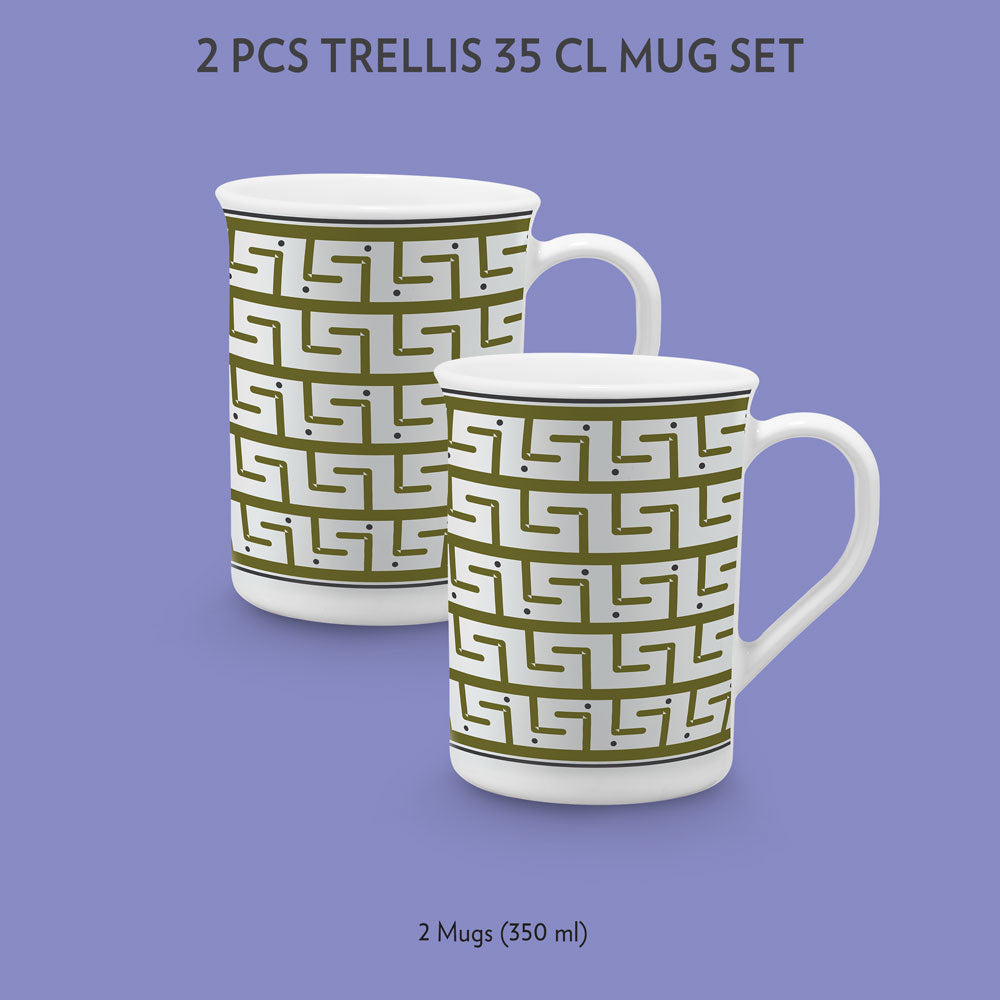 My Borosil Opalware Coffee Mugs & Travel Mugs 1 x 350 ml Trellis Mug