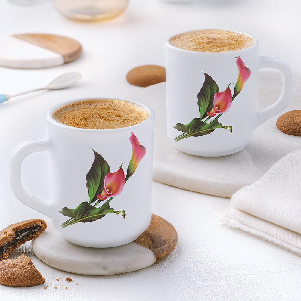 My Borosil Opalware Coffee Mugs & Travel Mugs 240 ml x 2 Stargazer Mug Set