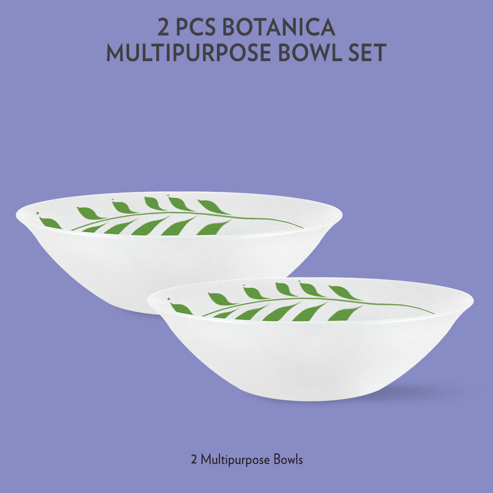 My Borosil Opalware Mixing & Serving Bowls 2 pc Set Botanica Multipurpose Bowl