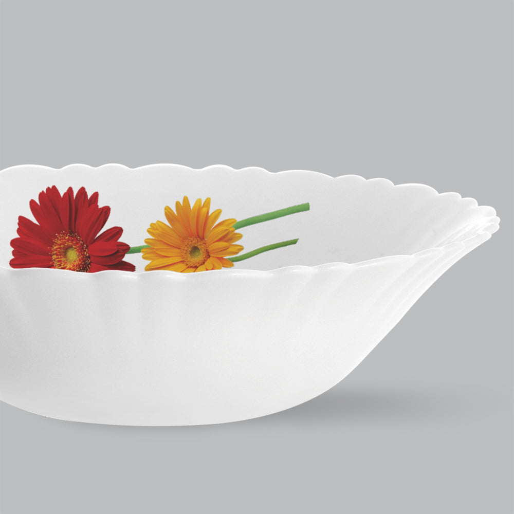 My Borosil Opalware Mixing & Serving Bowls 2 pc Set Zinnia Multipurpose Bowl