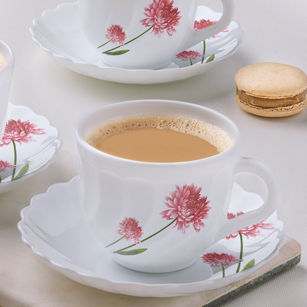 My Borosil Opalware Tea Cups & Tea Sets Belle Cup n Saucer Set