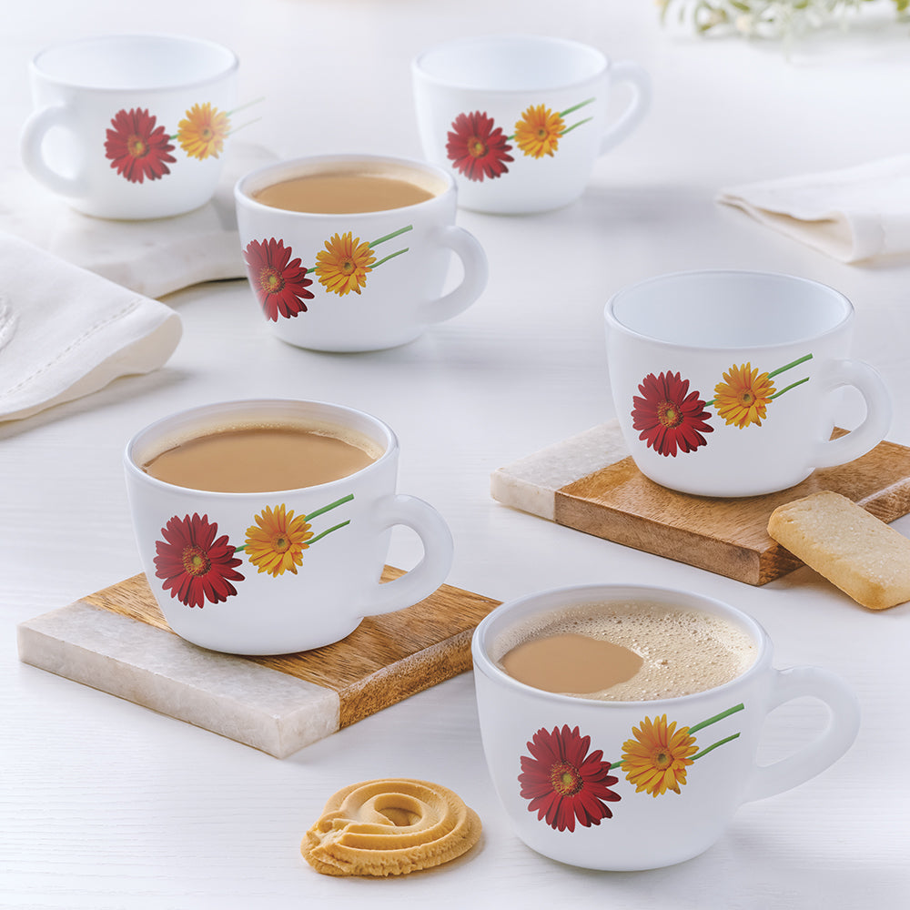 My Borosil Opalware Tea Cups & Tea Sets Zinnia Cup Set