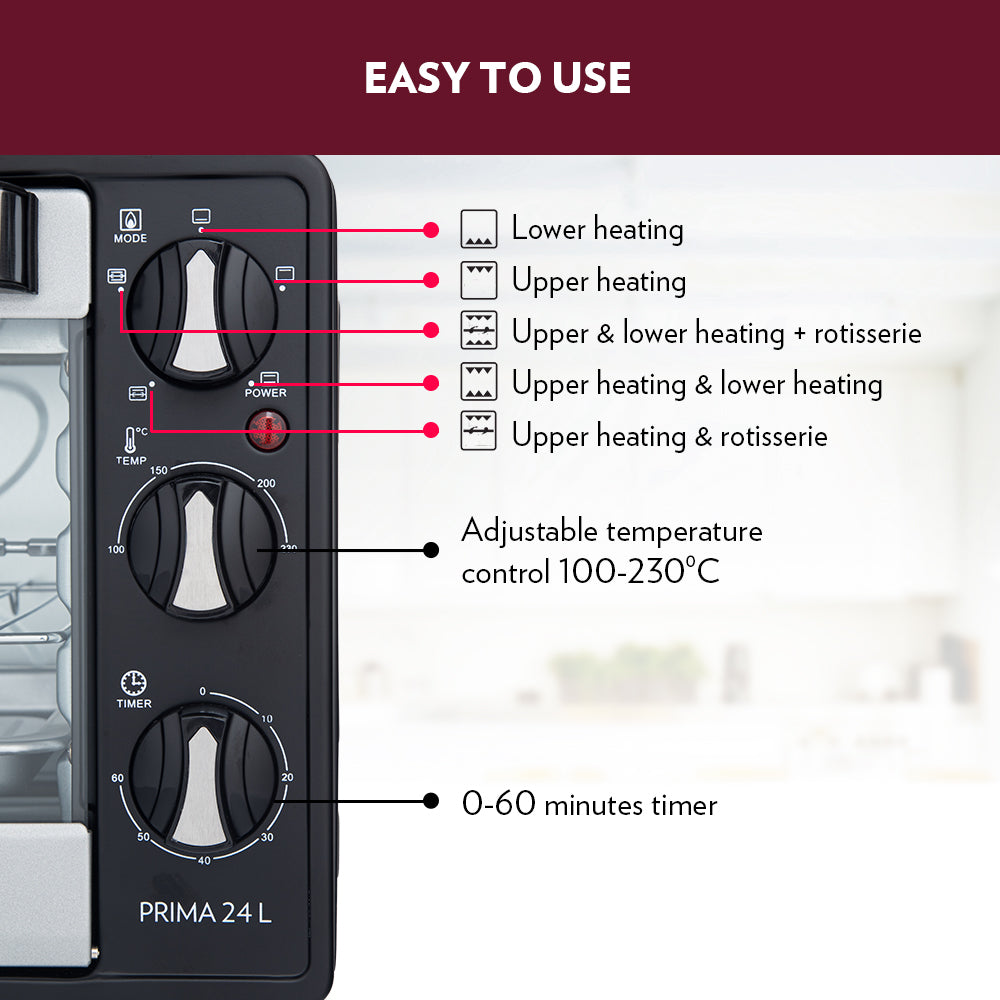 My Borosil Ovens Prima 24L Oven Toaster Griller (OTG)