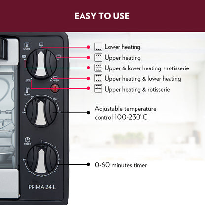 My Borosil Ovens Prima 24L Oven Toaster Griller (OTG)
