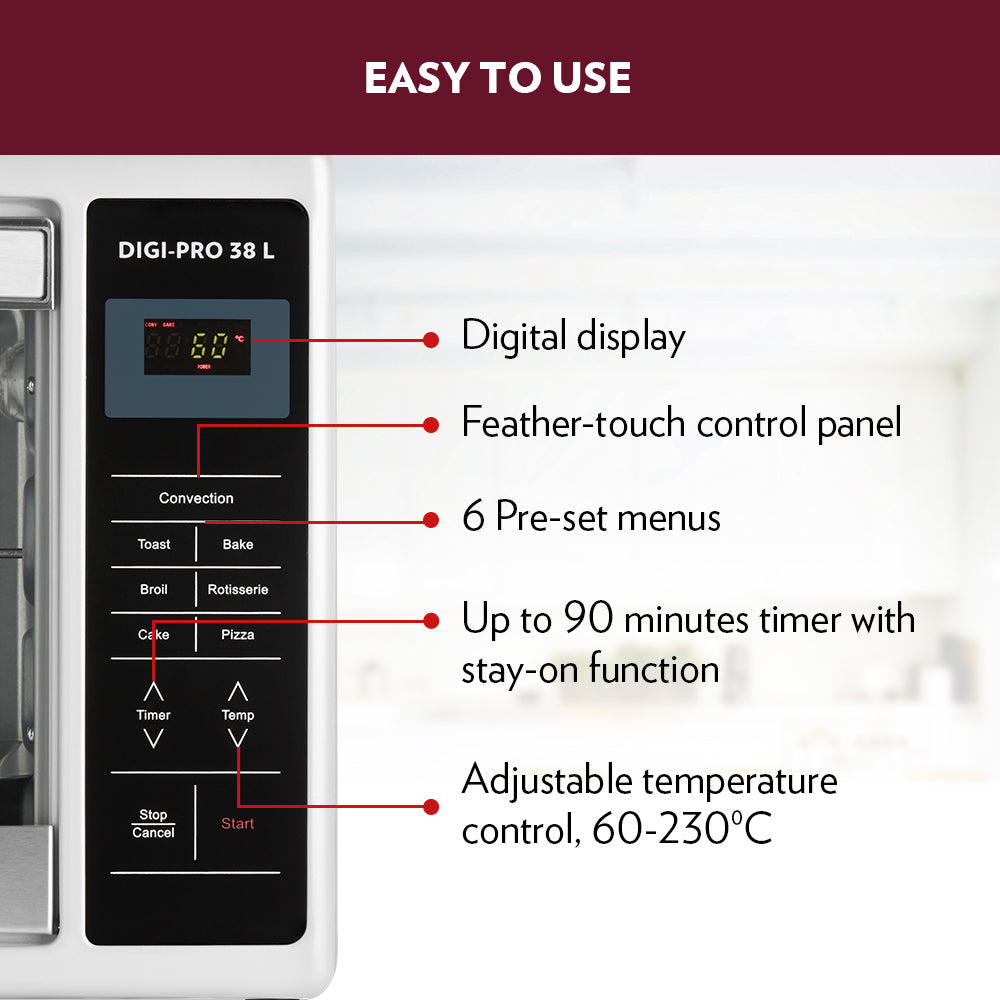 My Borosil Ovens Digipro 38L Oven Toaster Griller (OTG)