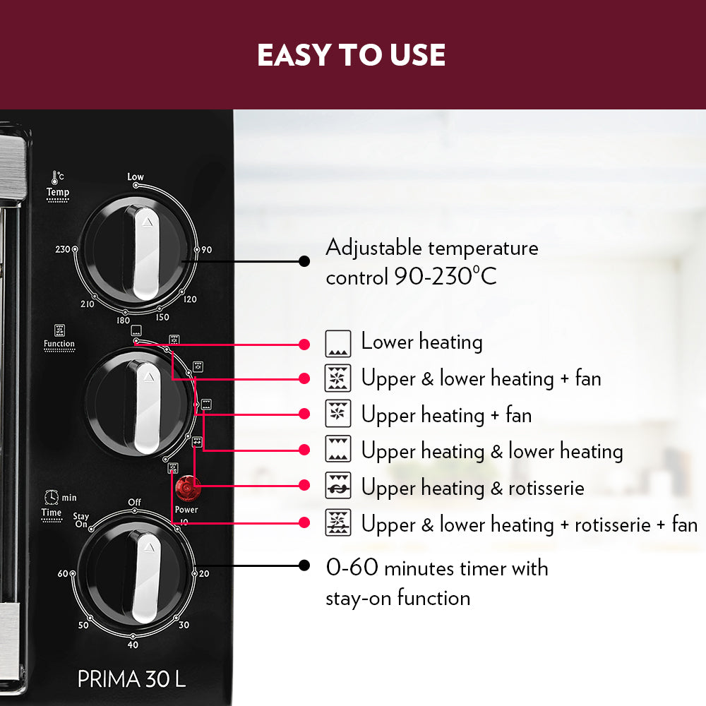 My Borosil Ovens Prima 30L Oven Toaster Griller (OTG)