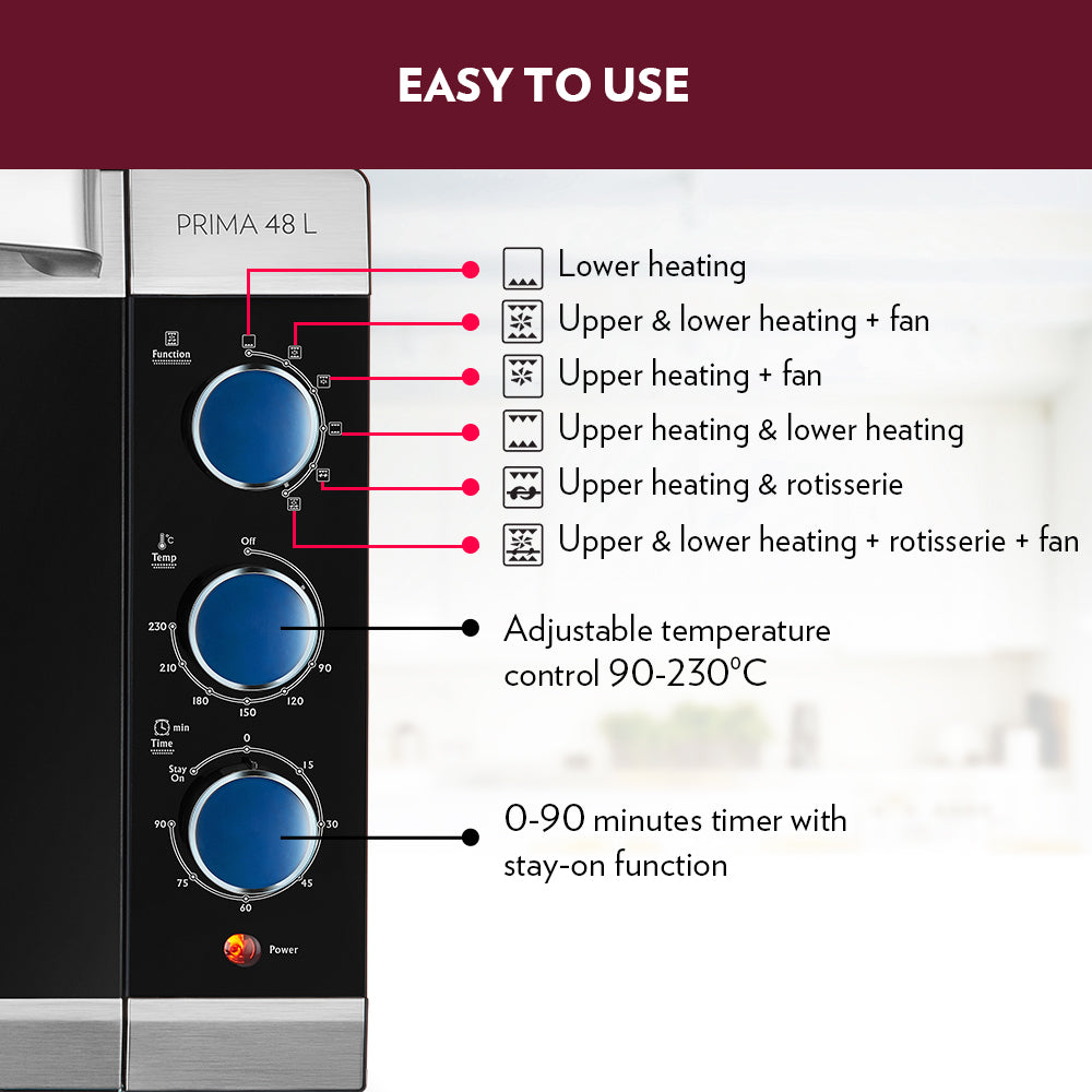 My Borosil Ovens Prima 48L Oven Toaster Griller (OTG)