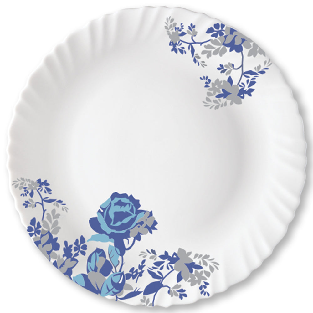 My Borosil Plate Sets 6 pc Set Blue Cascade Full Plate Set