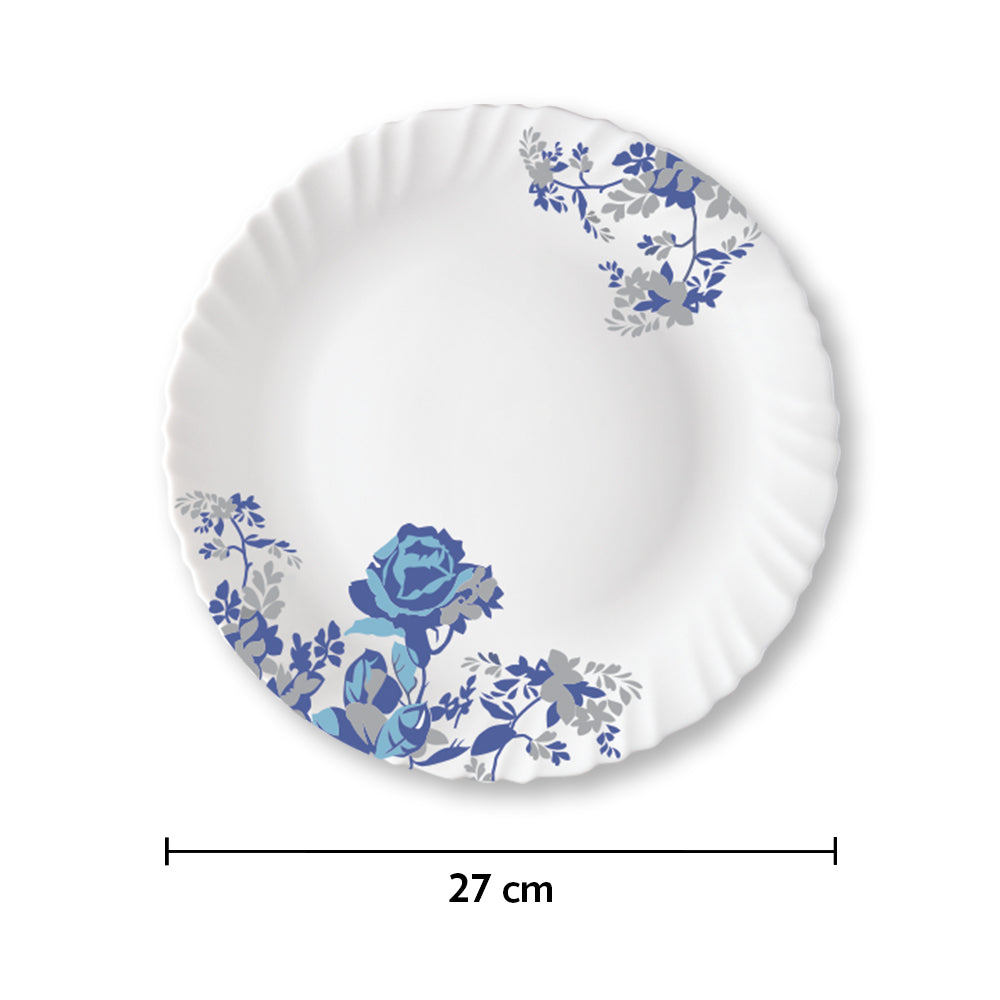 My Borosil Plate Sets 6 pc Set Blue Cascade Full Plate Set