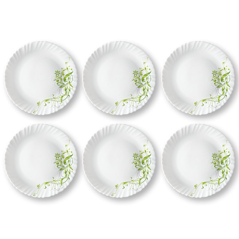 My Borosil Plate Sets 6 pc Set Erba Full Plate Set