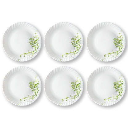My Borosil Plate Sets 6 pc Set Erba Full Plate Set