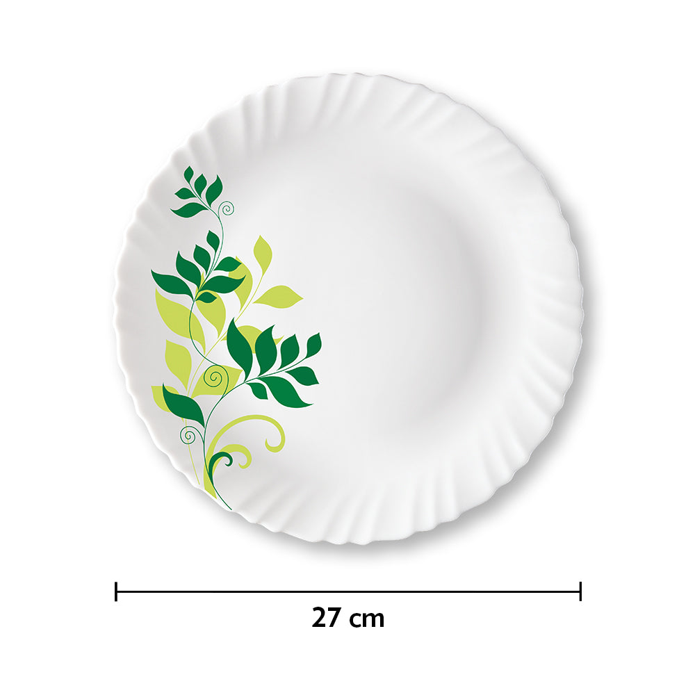 My Borosil Plate Sets 6 pc Set Fern Full Plate Set