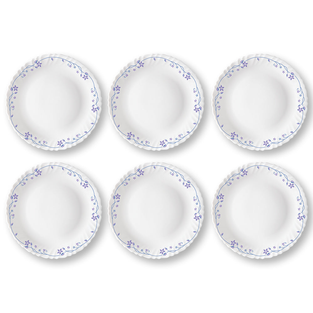 My Borosil Plate Sets 6 pc Set Flora Full Plate Set