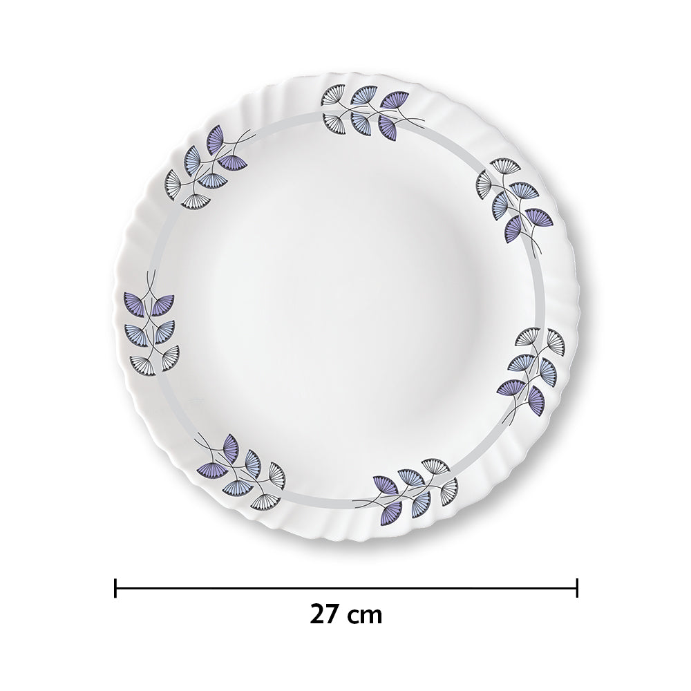 My Borosil Plate Sets 6 pc Set Floret Full Plate Set