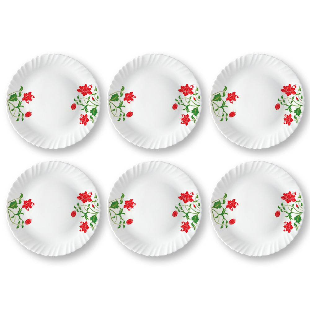 My Borosil Plate Sets 6 pc Set Hazel Full Plate Set