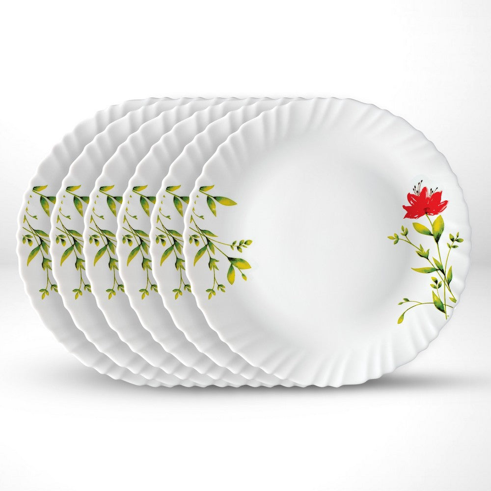 My Borosil Plate Sets 6 pc Set Oriental Full Plate Set