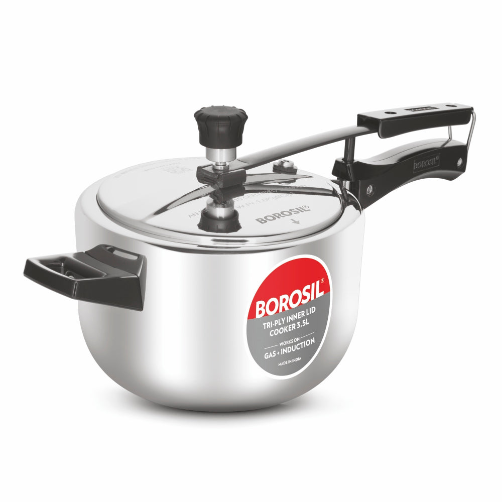 My Borosil Pressure Cookers 3.5 L Inner Lid Tri-Ply Pressure Cooker