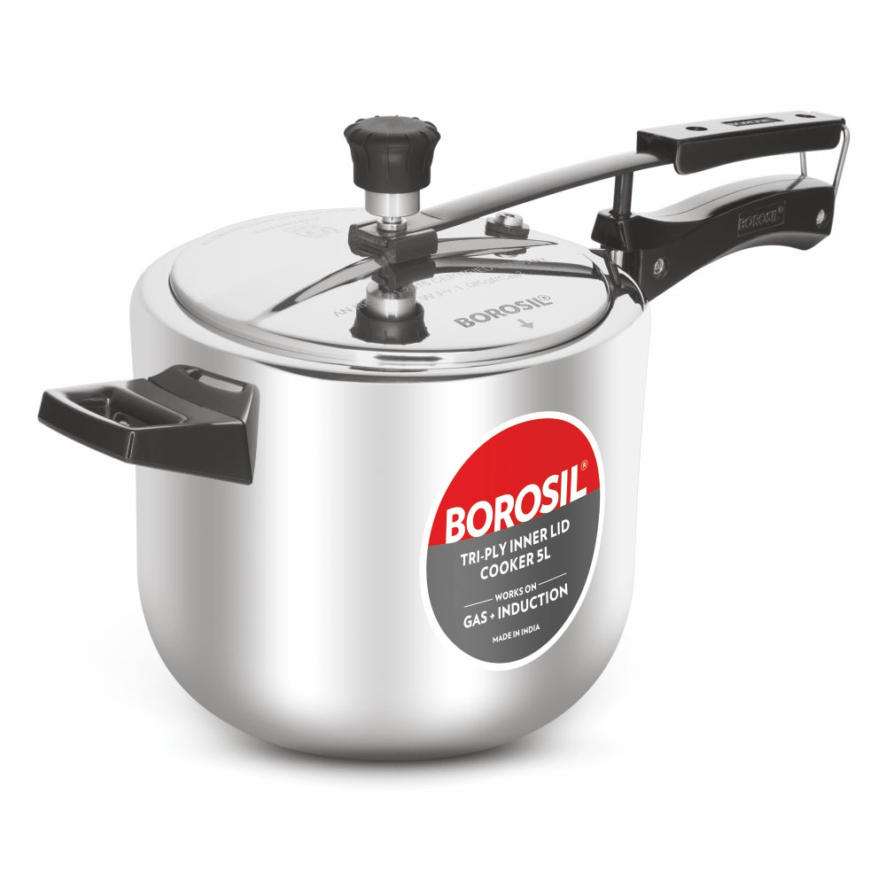 My Borosil Pressure Cookers 5 L Inner Lid Tri-Ply Pressure Cooker