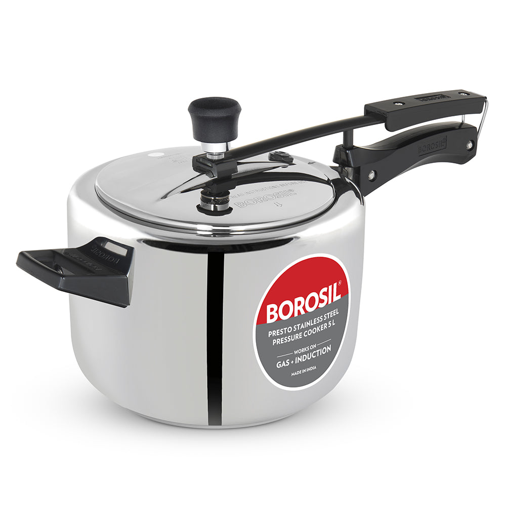 My Borosil Pressure Cookers 5 L Presto SS Pressure Cooker